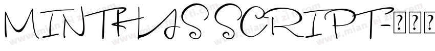 MINTHAS SCRIPT字体转换